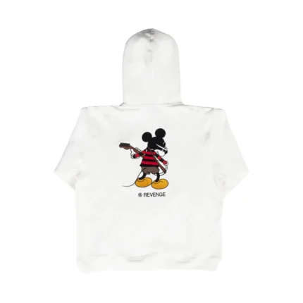 Revenge Mickey Cobain Embroidered Logo Hoodie
